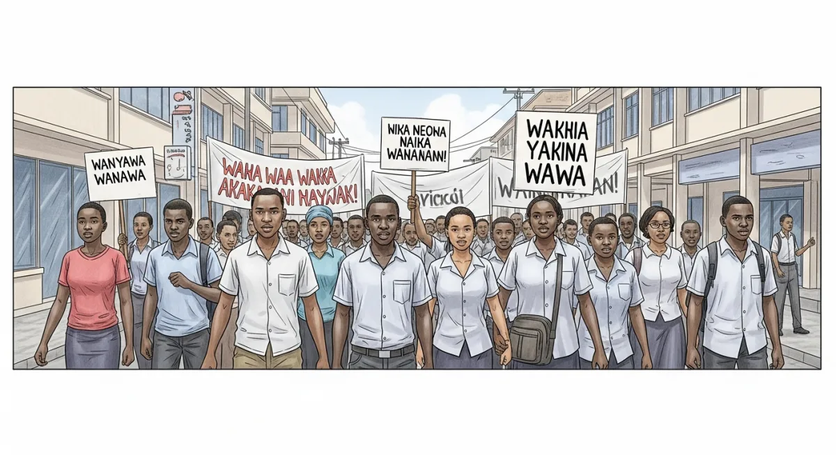 Wanafunzi Wakigoma